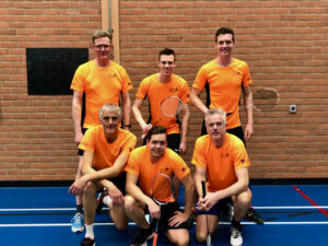 Mannen 1 | Competitie voor de senioren | Badmintonclub Lansingerland