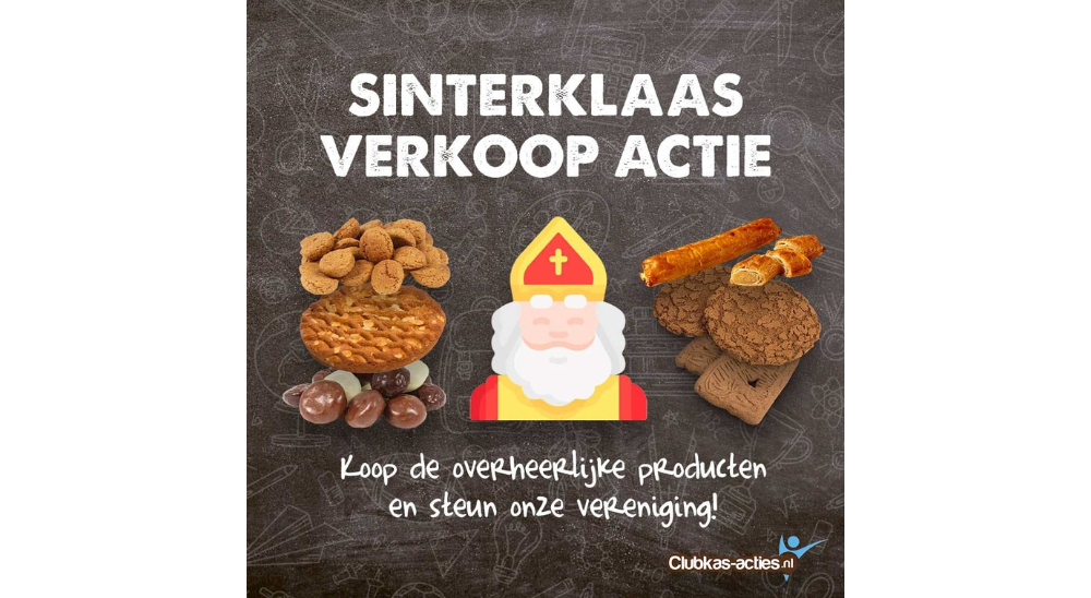 KOOP OVERHEERLIJKE SINTERKLAASLEKKERNIJEN EN STEUN ONZE CLUB!